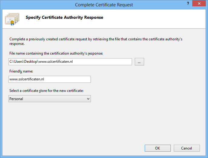 IIS - Zertifikatinstallation 1