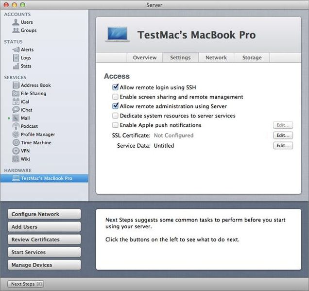 Apple OS X Server 10.7 (Lion) en 10.8 (Mountain Lion) - Aanmaken CSR